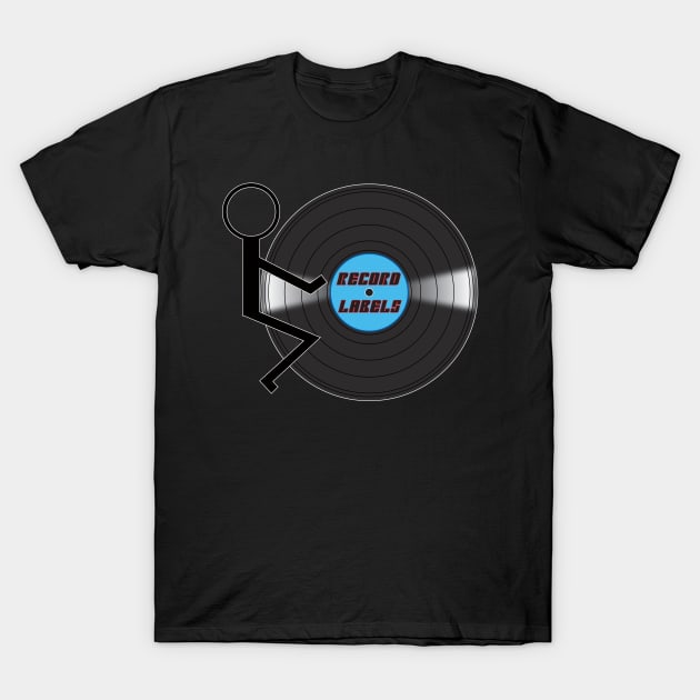 Fuck Record Labels T-Shirt by Destro